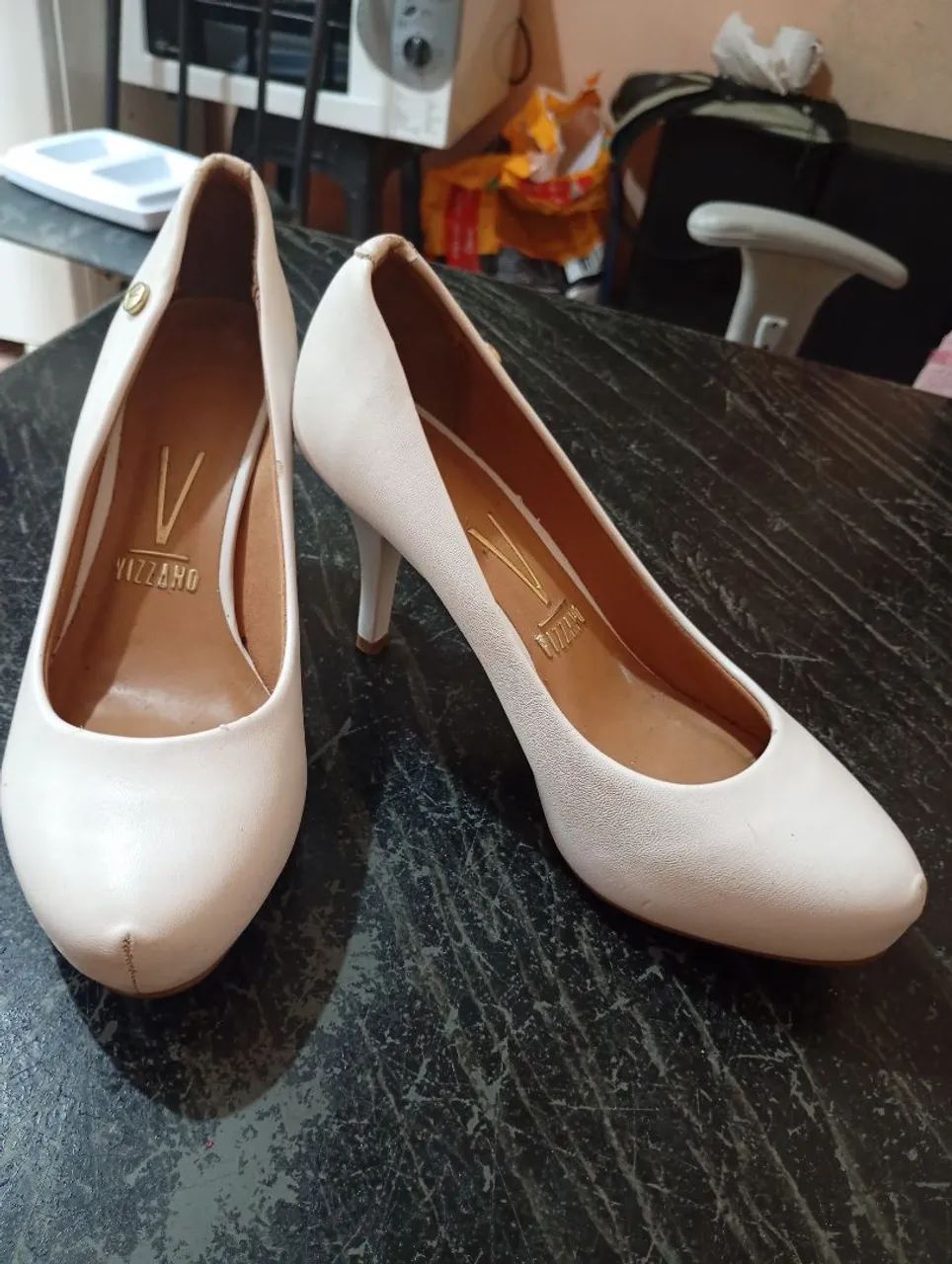 Sapato feminino vizzano - branco  - Foto 5