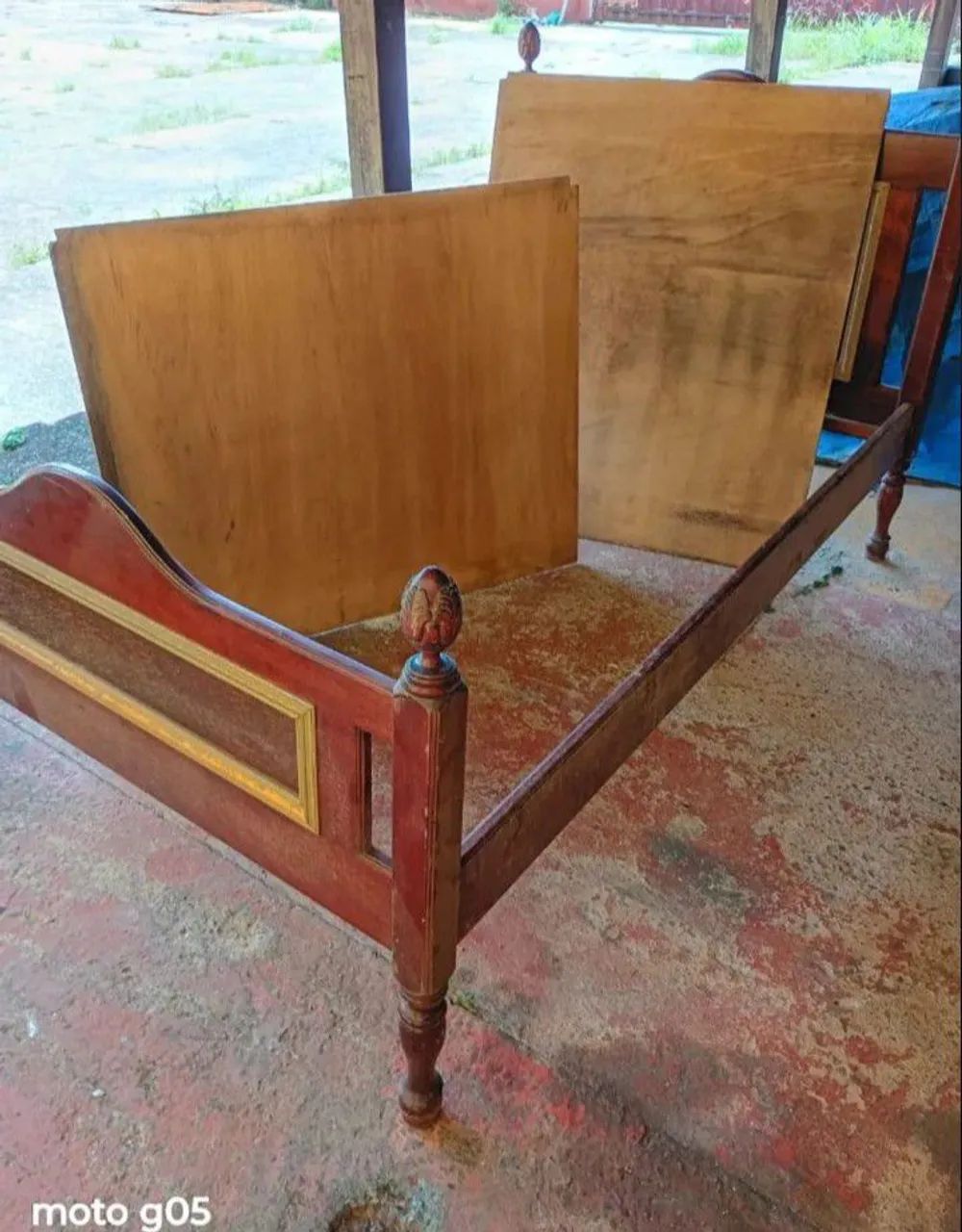 Cama solteirão de madeira - Foto 2
