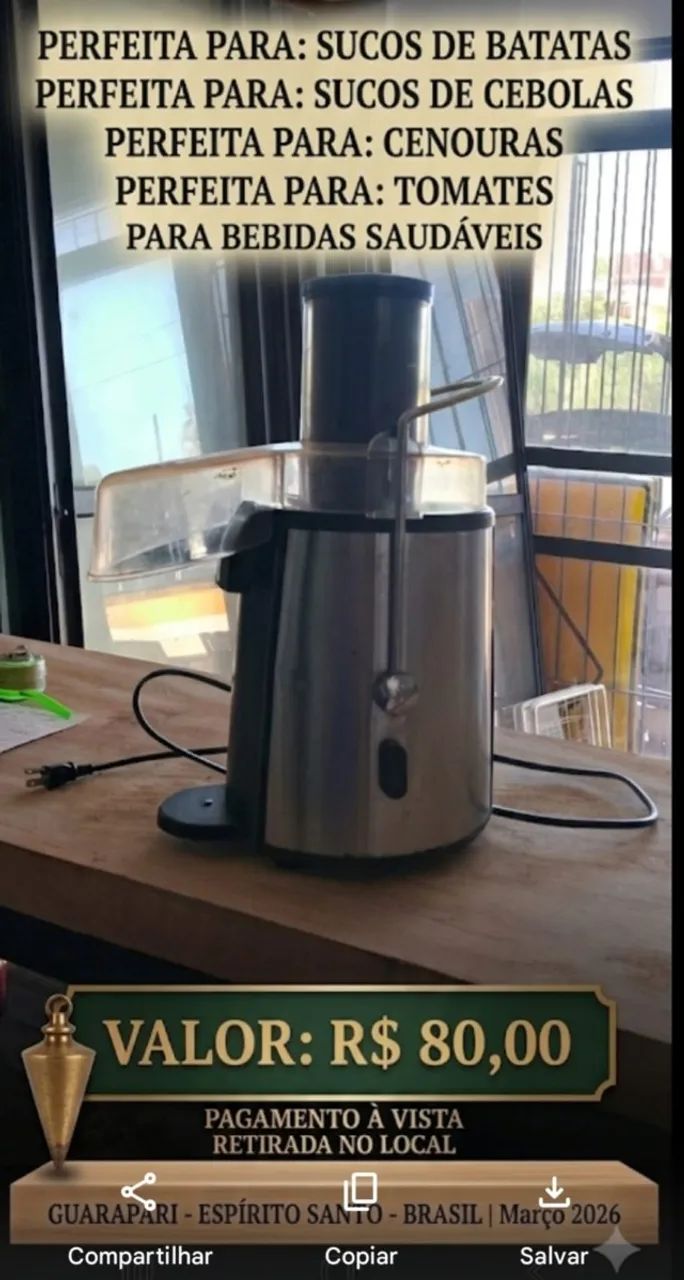 maquina de suco