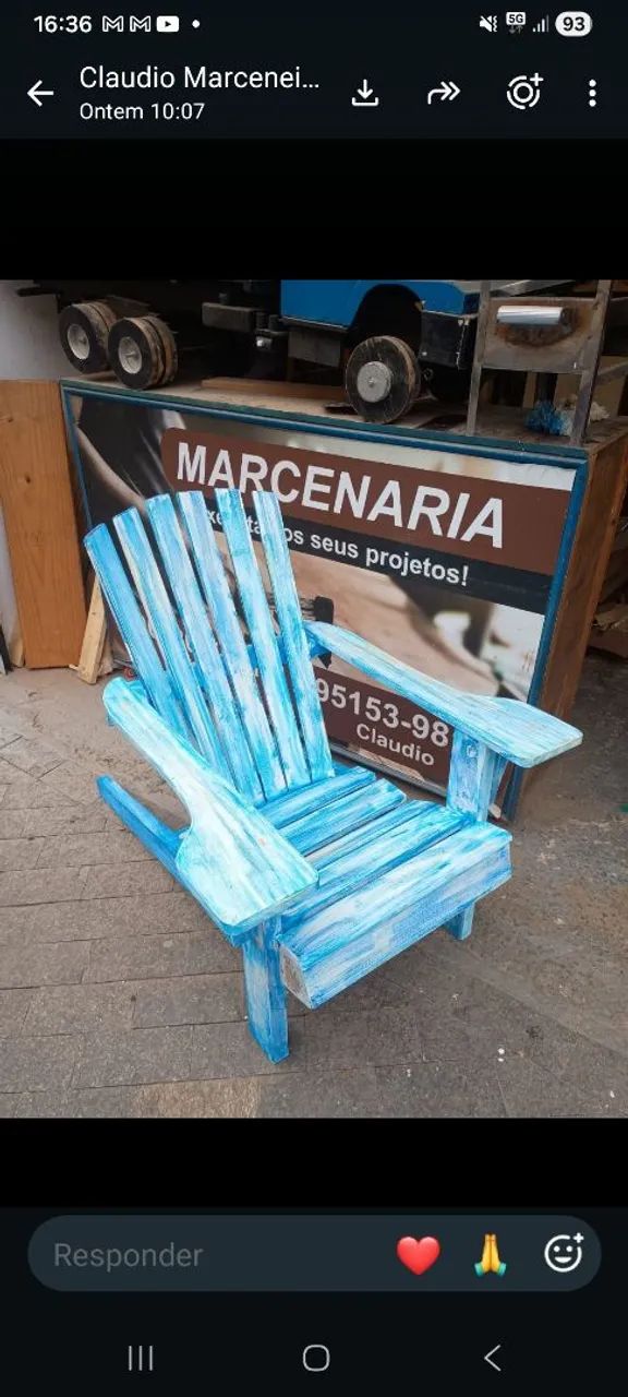 Cadeira Adirondack - Foto 3