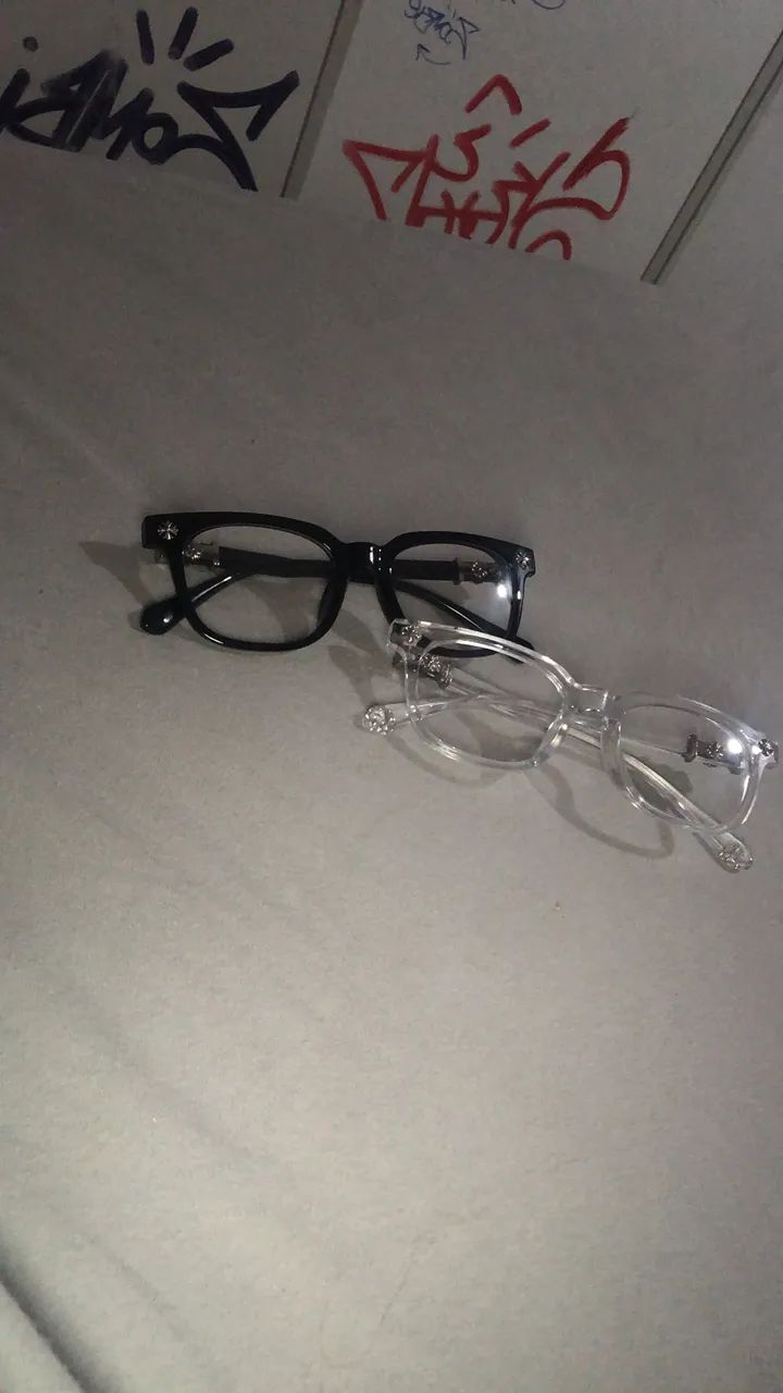 óculos da chrome hearts importado 