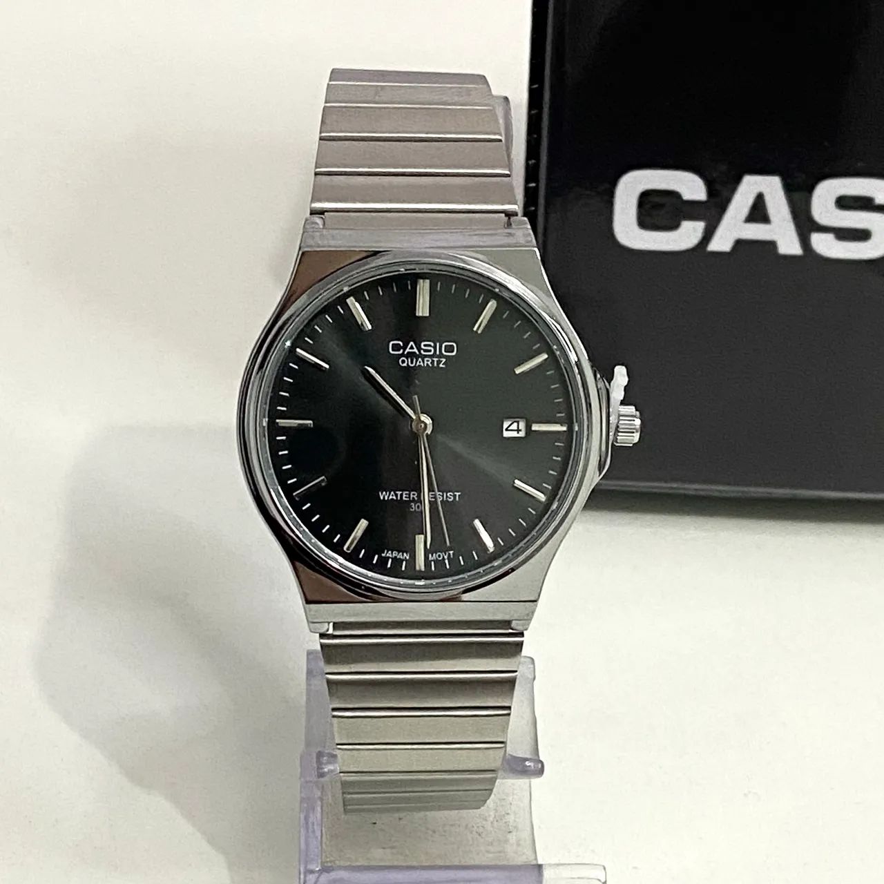 Relógio Casio vintage A180 novo preto + caixa 