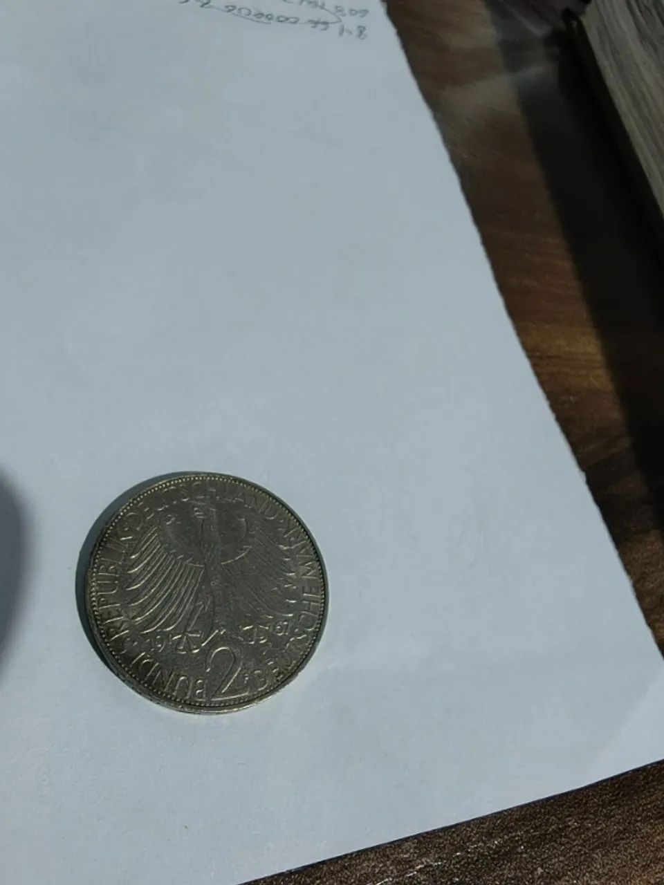 Moeda 2 Deutsche Mark 1967 (Alemanha)