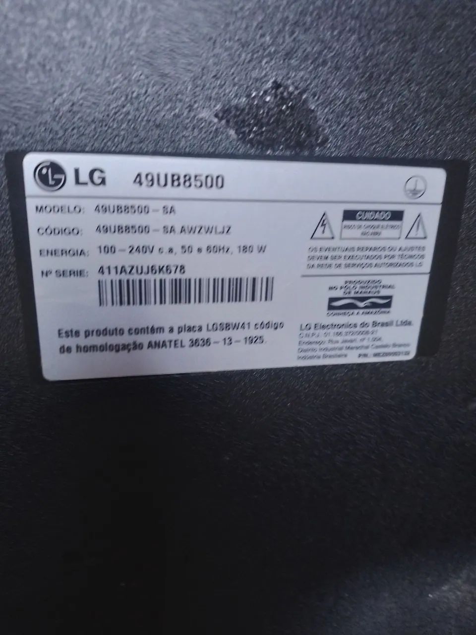 Televisão lG retirada de peças  - Foto 3