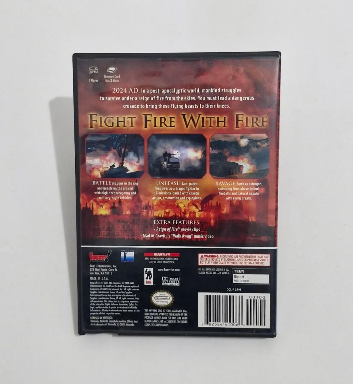 Reign of Fire - Gamecube Original - Foto 2