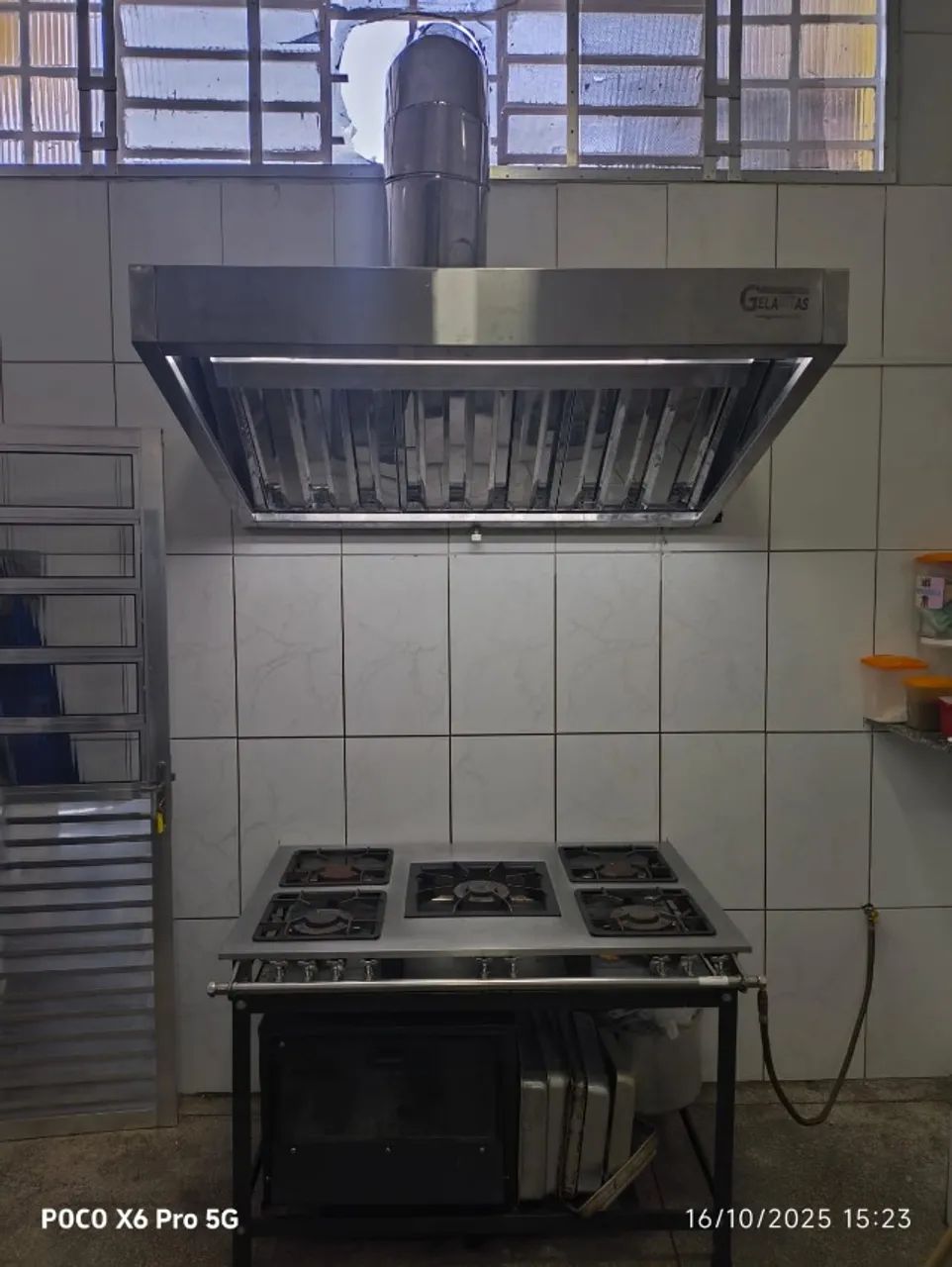 coifa em inox