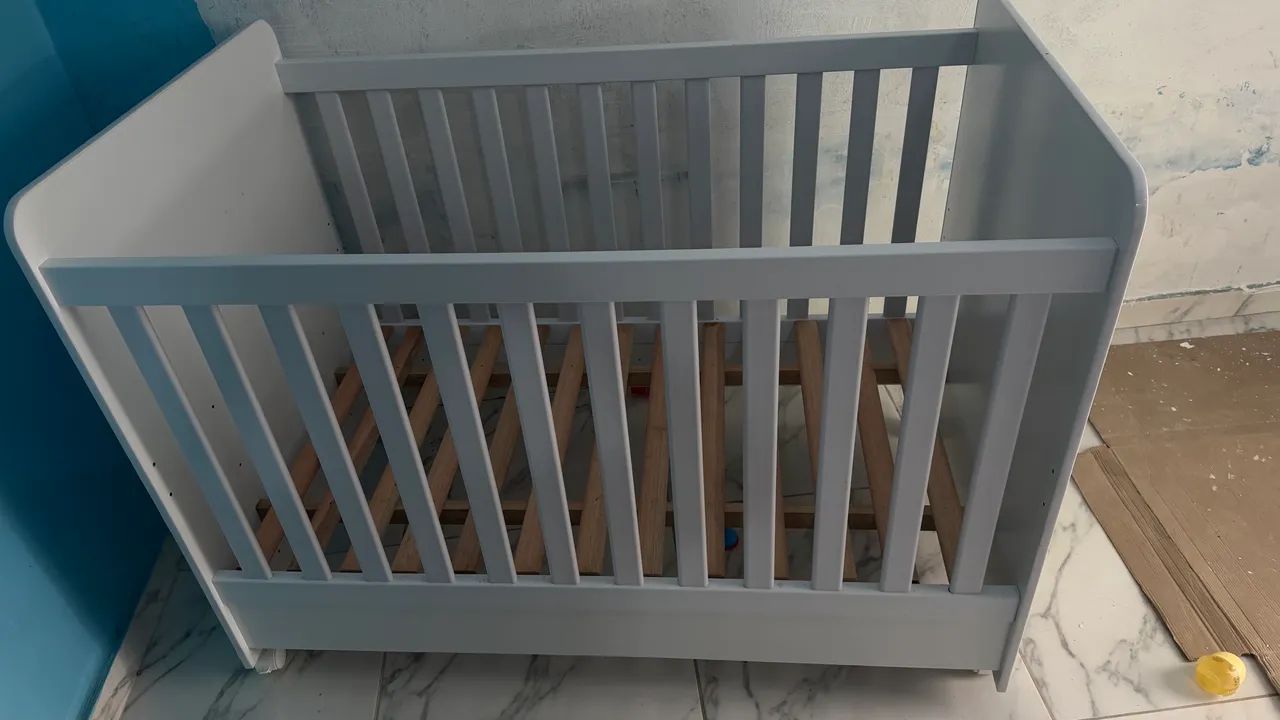 Berço Americano 3 em 1 com Colchão Incluso - Foto 3