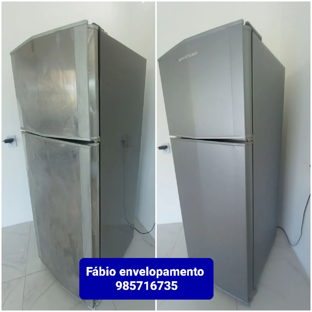 Envelopamento de geladeira  - Foto 5