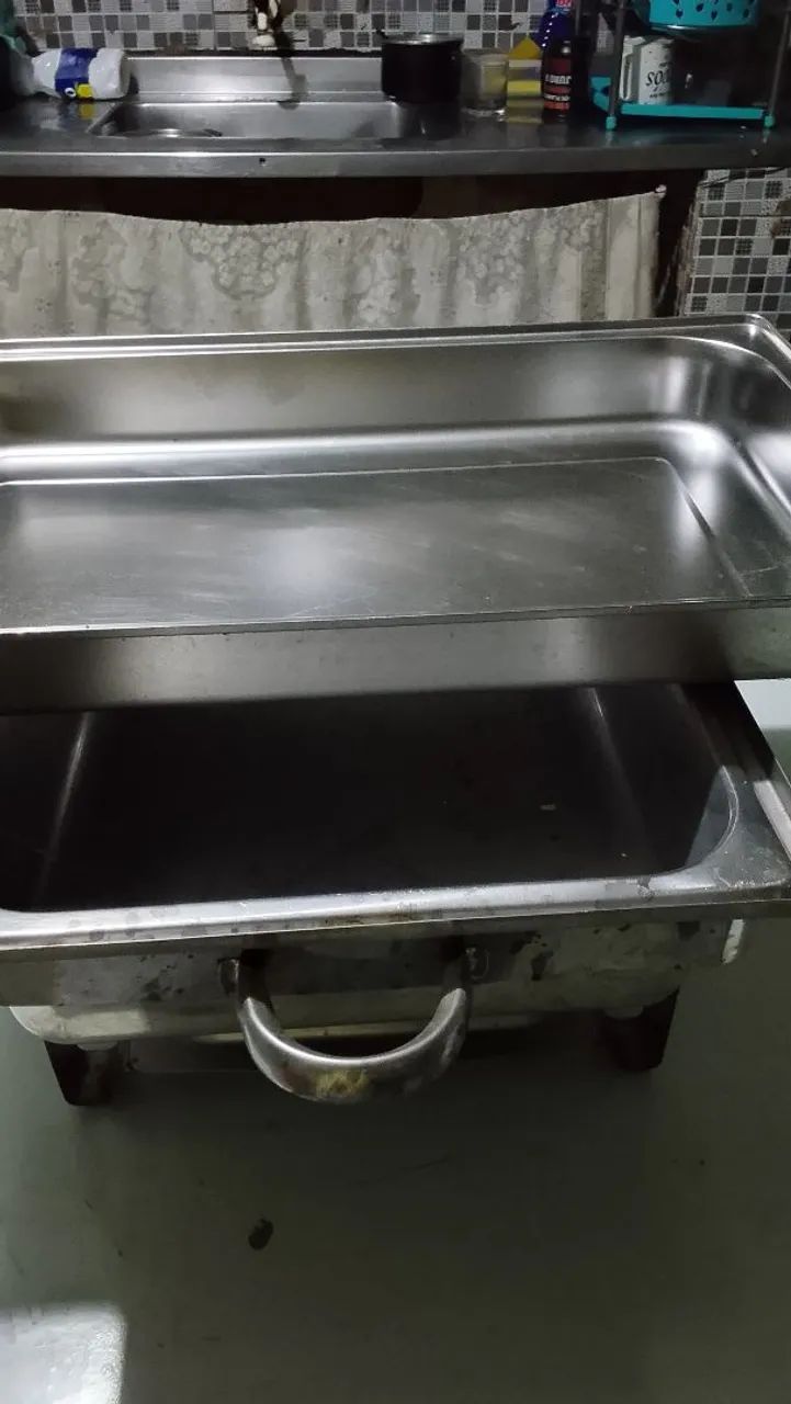 Estou vendendo  este fogão álcool  comida esquenta comida - Foto 3