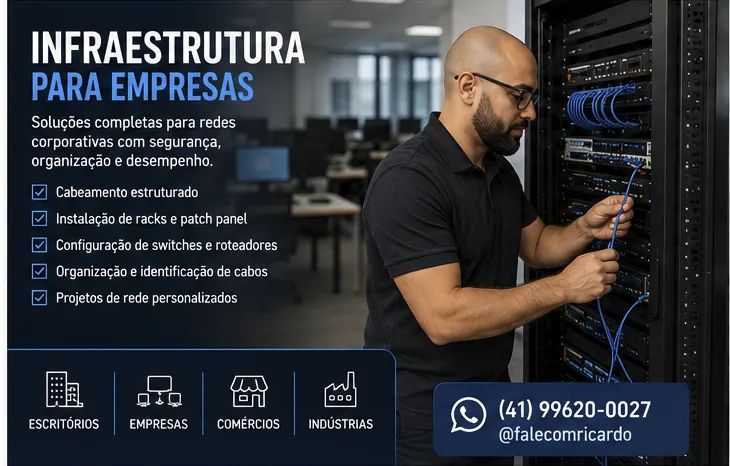 Cabeamento de Rede e Wi-Fi | Instalação para Casa e Empresa