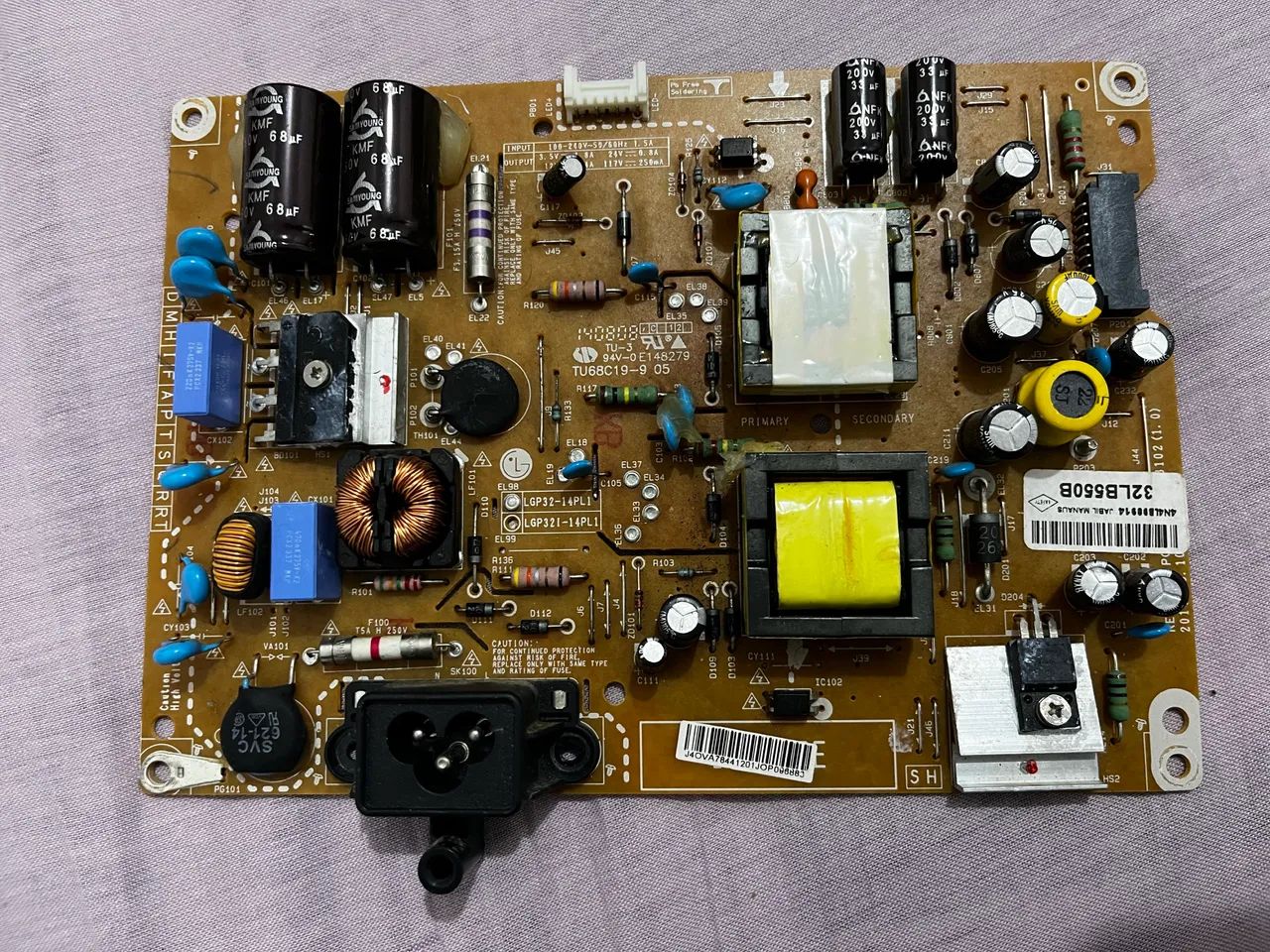 Fonte de tv lg 32LB550B 