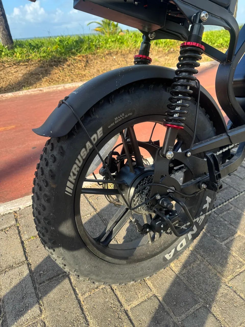 Bicicleta elétrica v9 max NOVA - Foto 2