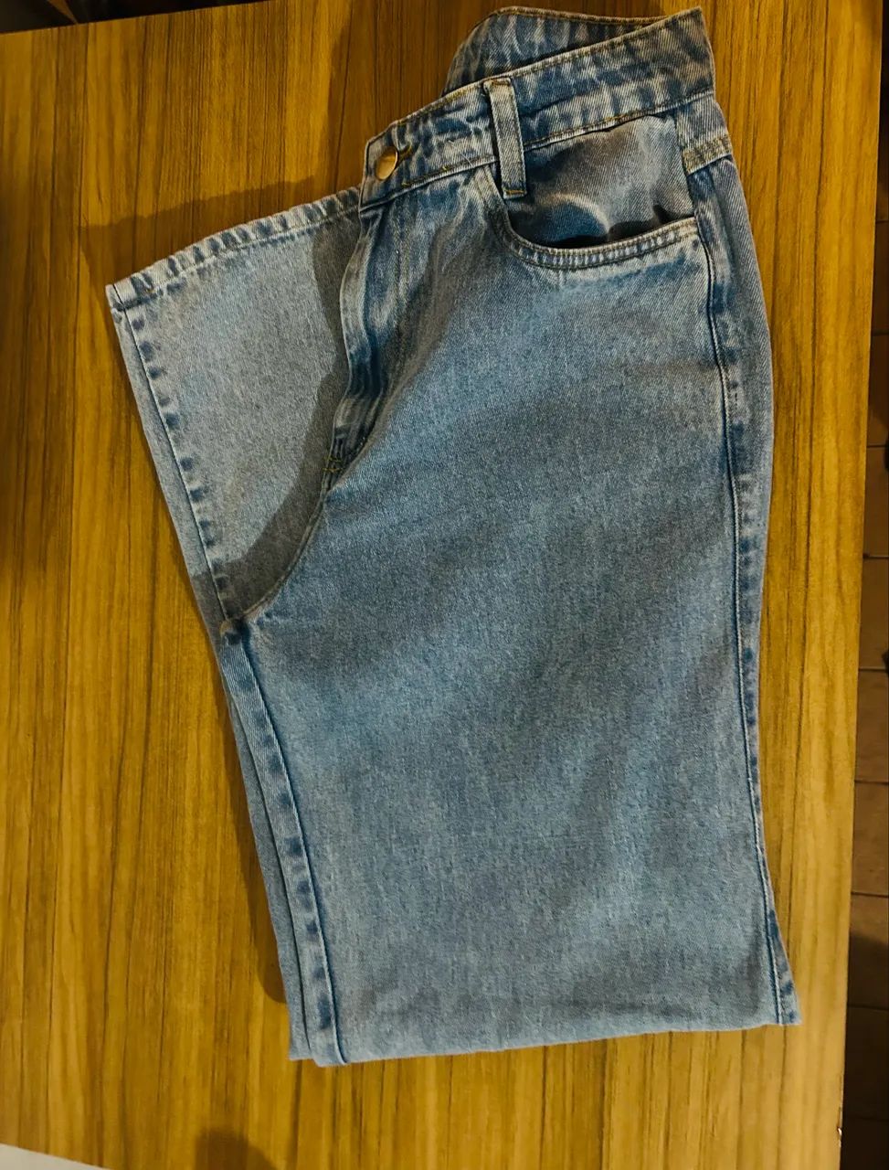 Calça wide leg / 100% algodão  - Foto 2