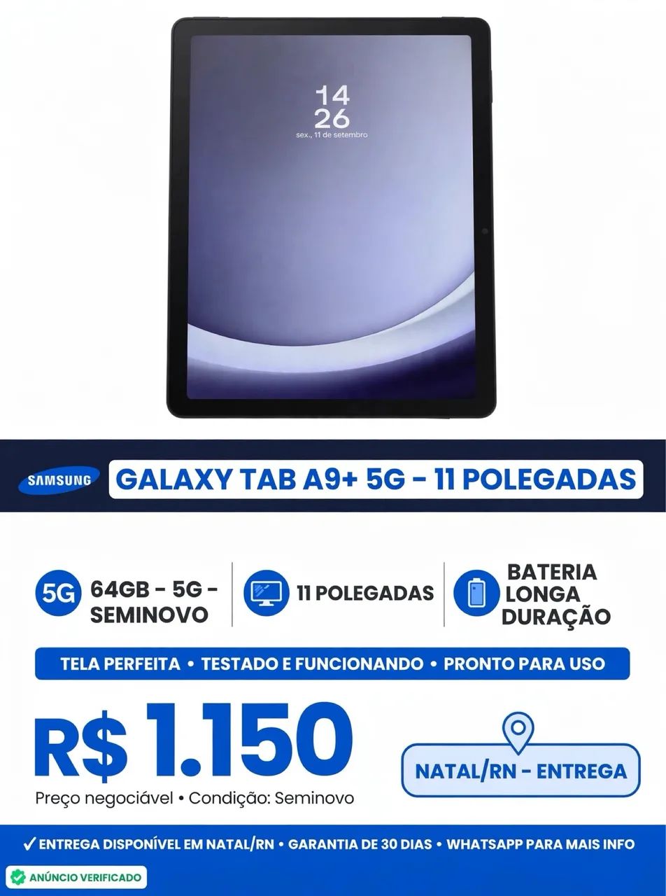 TABLET GALAXY TAB A9+ 5G