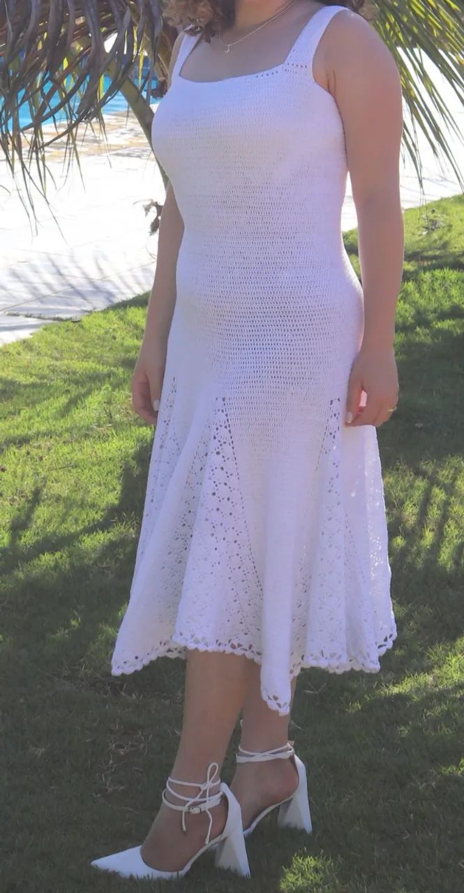 Vestido de Noiva Boho em Crochê - Elegante e Exclusivo - Foto 3