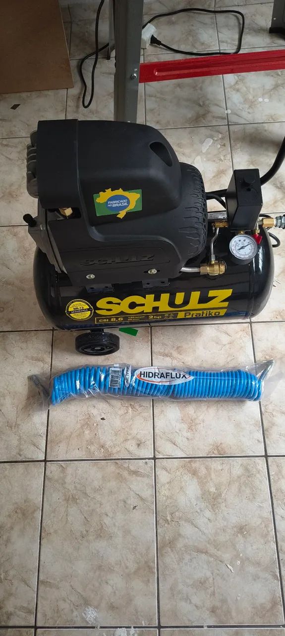 Compressor de ar 25 litros Schutz novo  - Foto 3