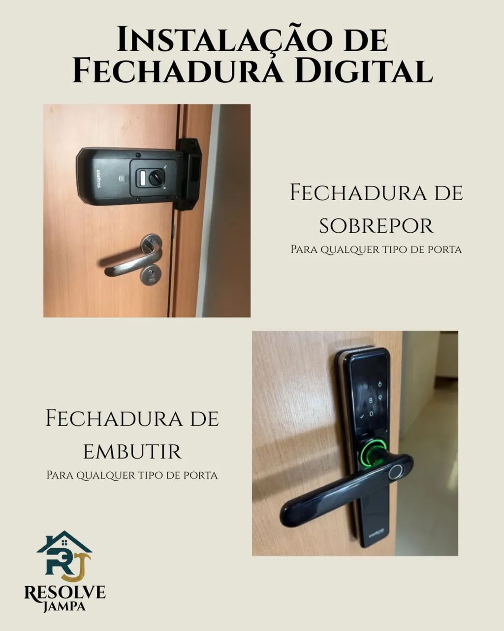 Instalação de fechadura digital 