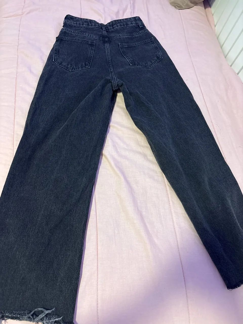 Calça jeans preta  - Foto 3
