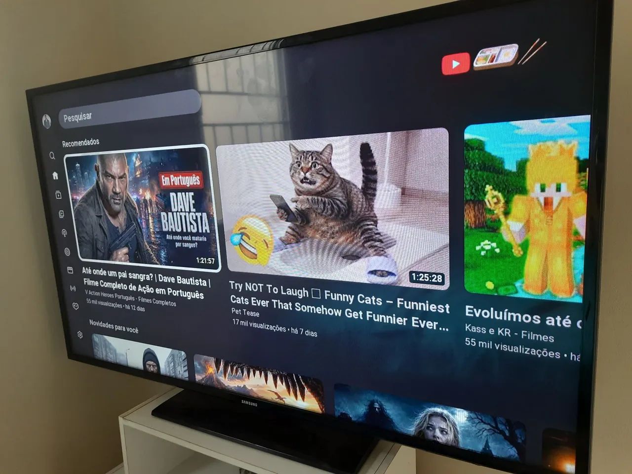 TV SMART SANSUNG 55 POLEGADAS TROCO