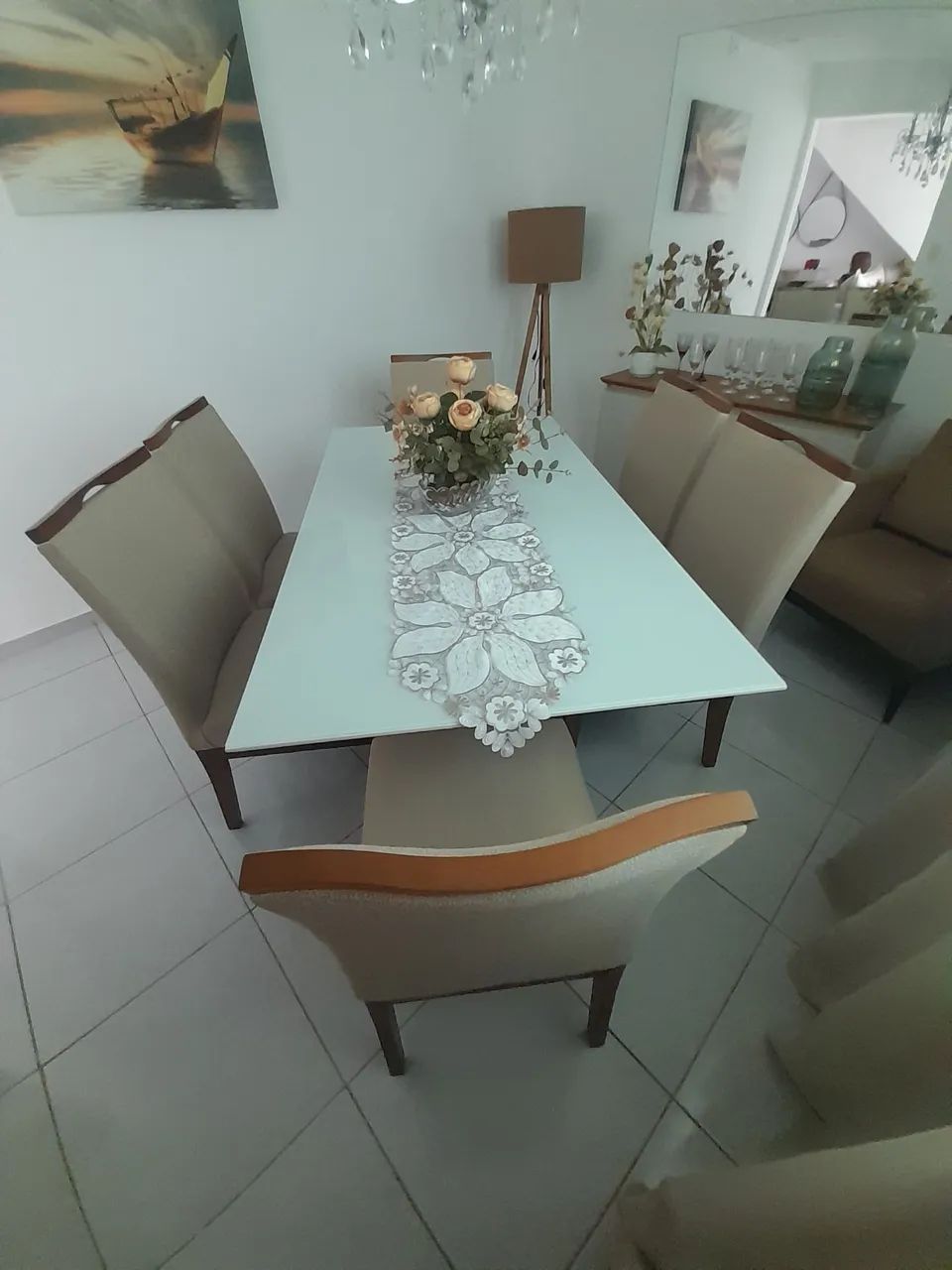 Mesa jantar com 6 cadeiras - Foto 3