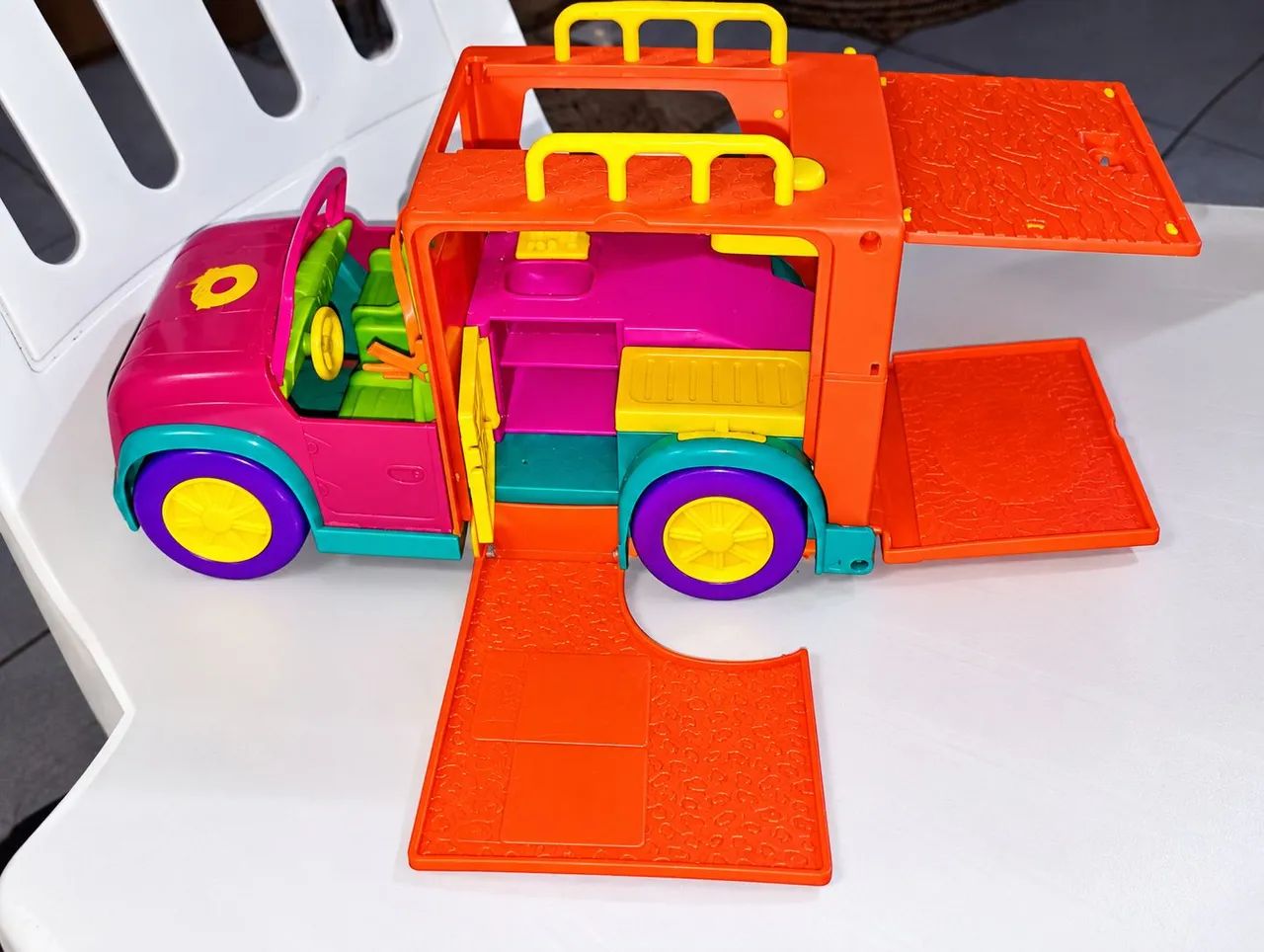 Casa e carrinho da boneca Polly originais com acessórios. - Foto 2