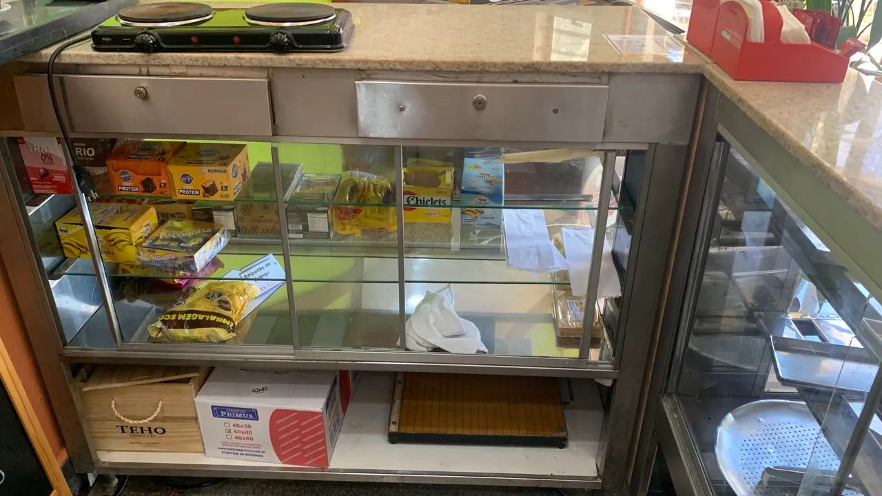 Vendo 3 Balcão Estufa Vitrine quente e Fria  - Foto 5