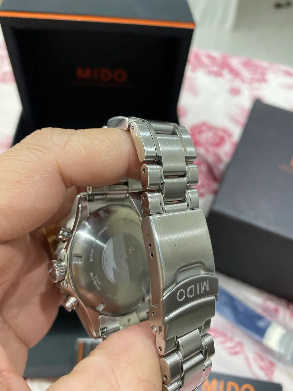 Relógio Mido Ocean Star Cronógrafo (+ pulseira extra) - Foto 2