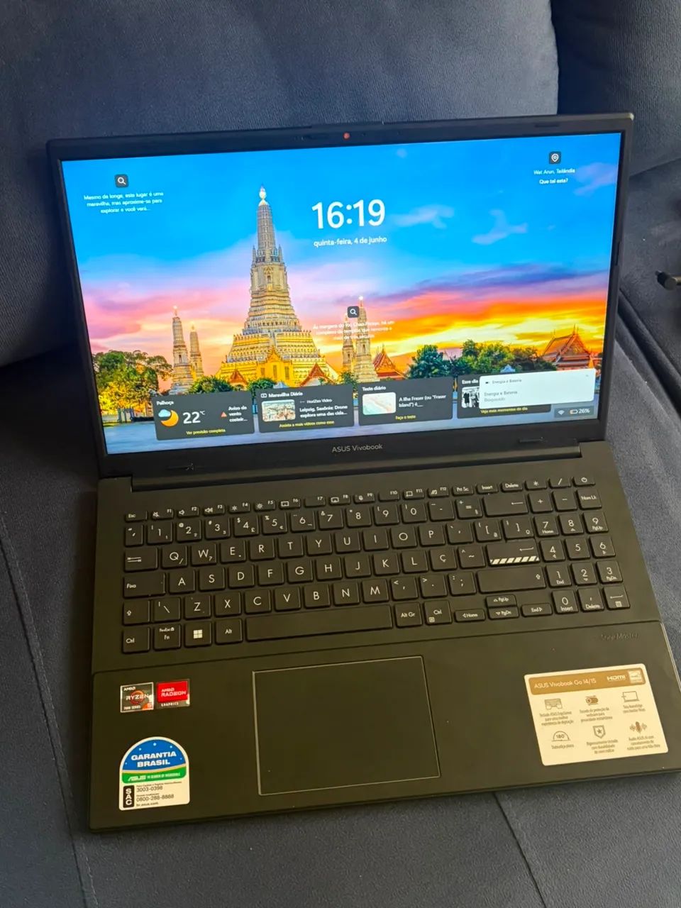 Notebook Asus vivobook go 15 