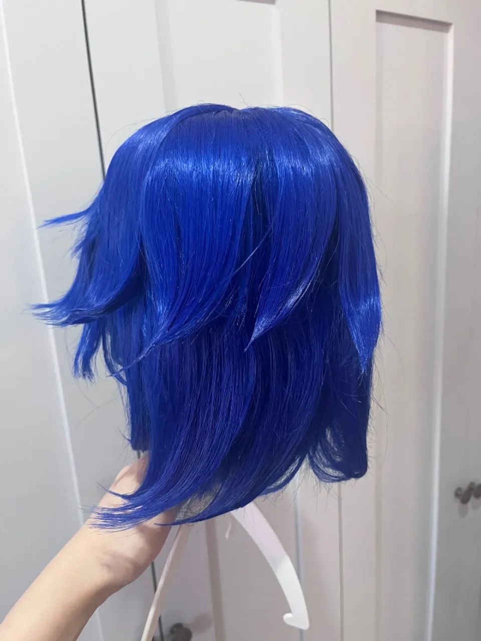 Peruca Wig cosplay estilizada AZUL  - Foto 2