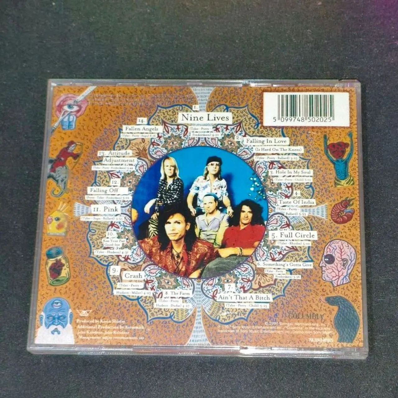 cd nine lives aerosmith rock - Foto 3
