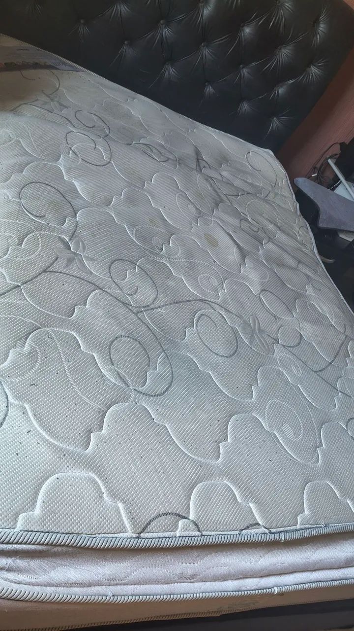 Cama BOX + COLCHÃO+ CABECEIRA - USADA - Foto 3