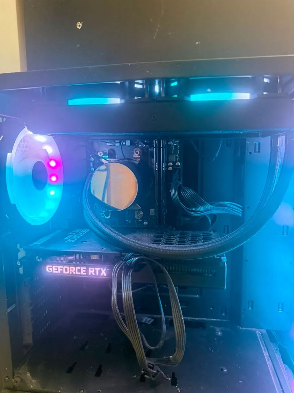 Computador gamer completo com monitor curvo  - Foto 4
