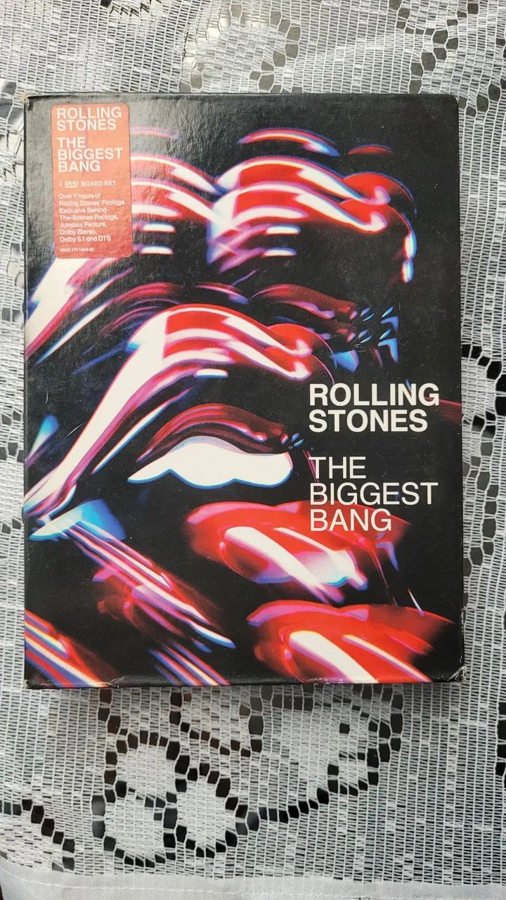 Box DVDs Rolling Stones