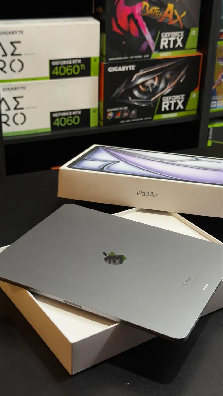 iPad Air chip m2 impecável com todos acessórios  - Foto 2
