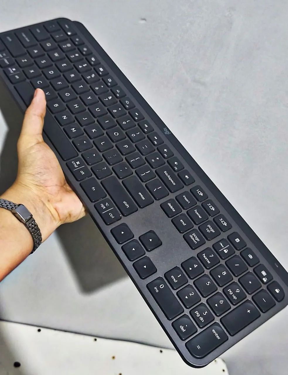 Teclado sem fio Logitech Mx Keys s - Foto 3