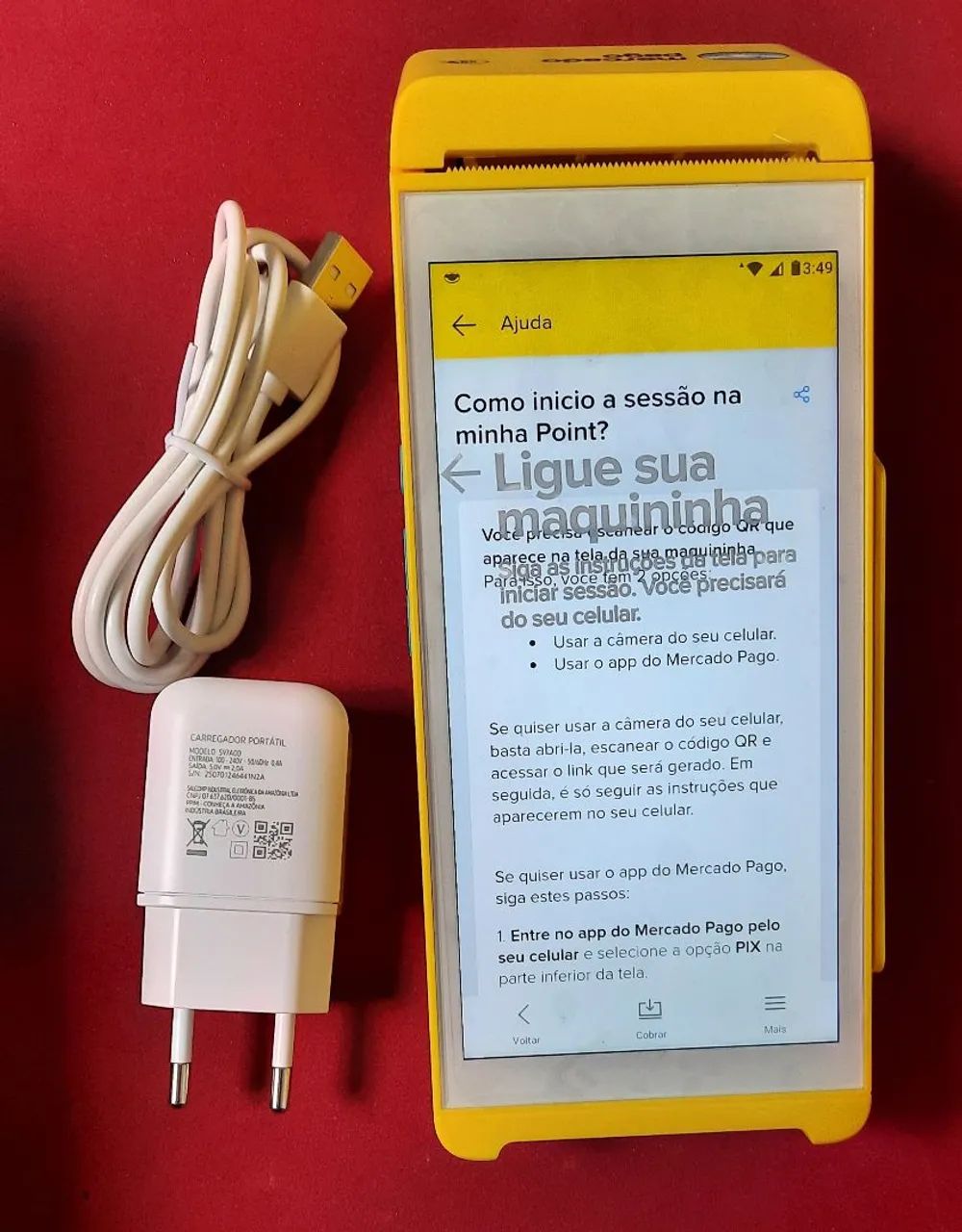 Maquininha point smart 2 - mercado pago  - Foto 2