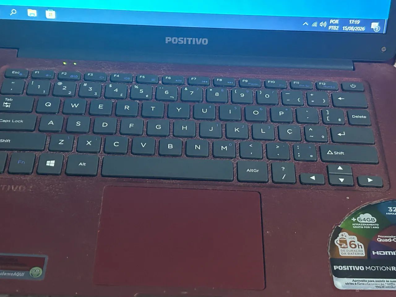 Notebook positivo 