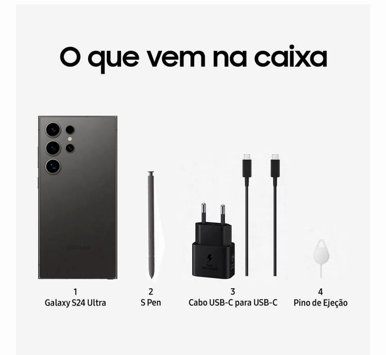 GALAXY S24 ultra 512gb preto titânio  - Foto 3