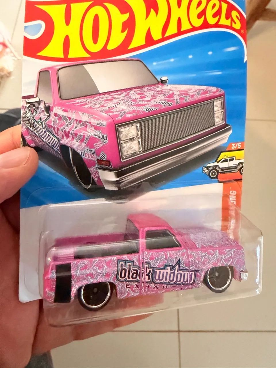 Hot wheels 83 chevy silverado pink
