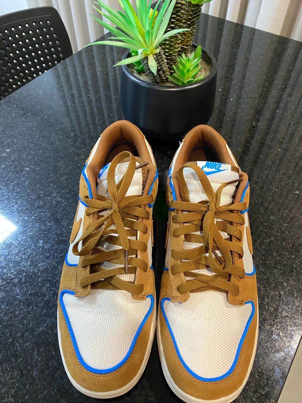 Tênis Nike Dunk Low Light British Tan - Foto 5