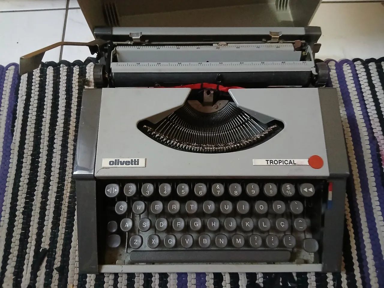 Máquina de datilografia 