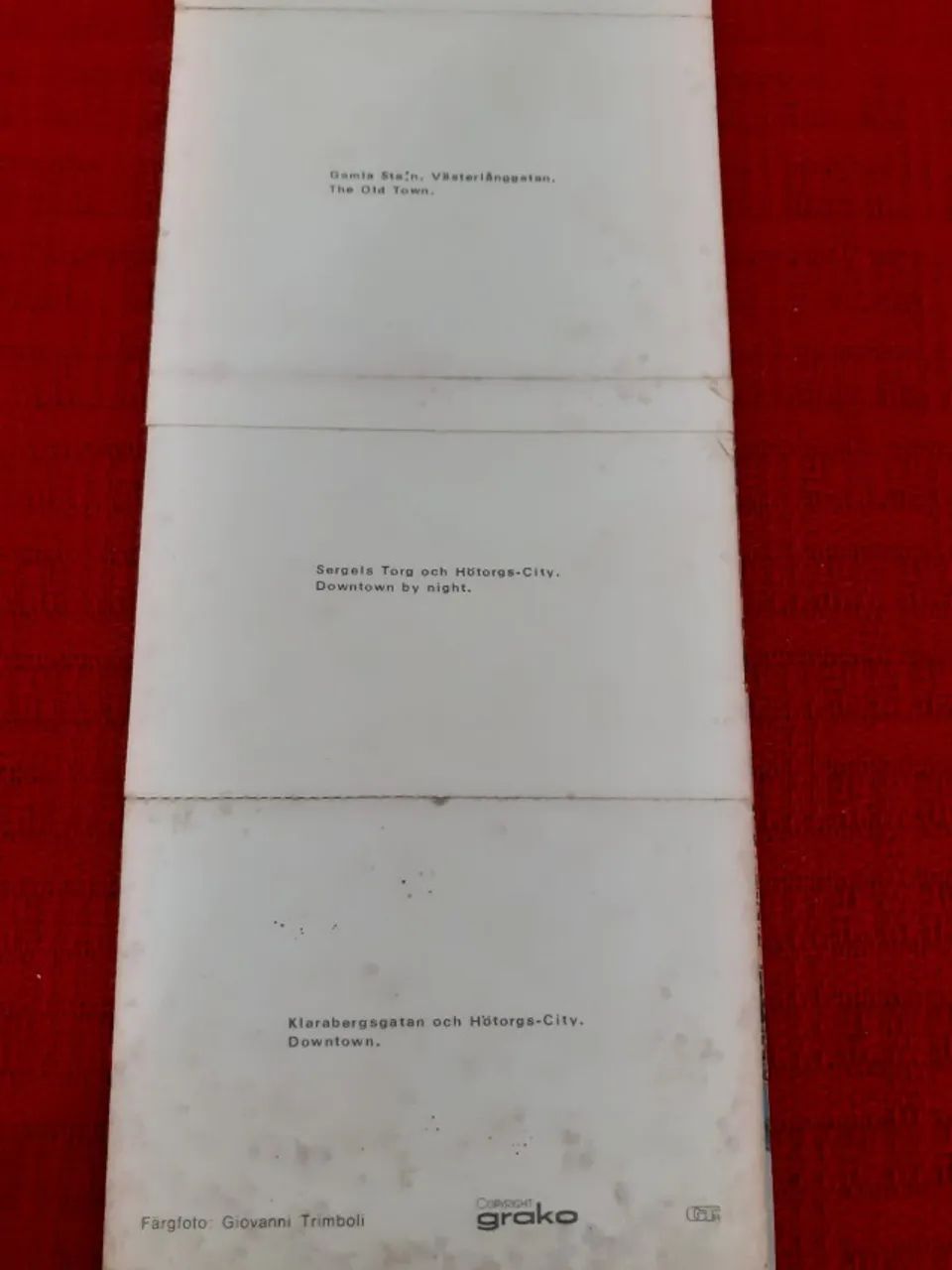 Postais de Estocolmo/Suécia 1970 sem circulação (MINT) - Foto 5