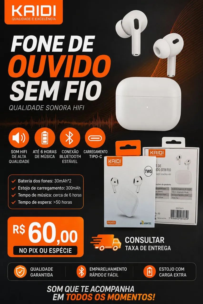 Fone de ouvido