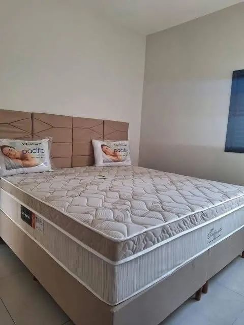 CAMA BOX SUPER KING SIZE MOLAS ENSACADAS COMPLETA  - Foto 4