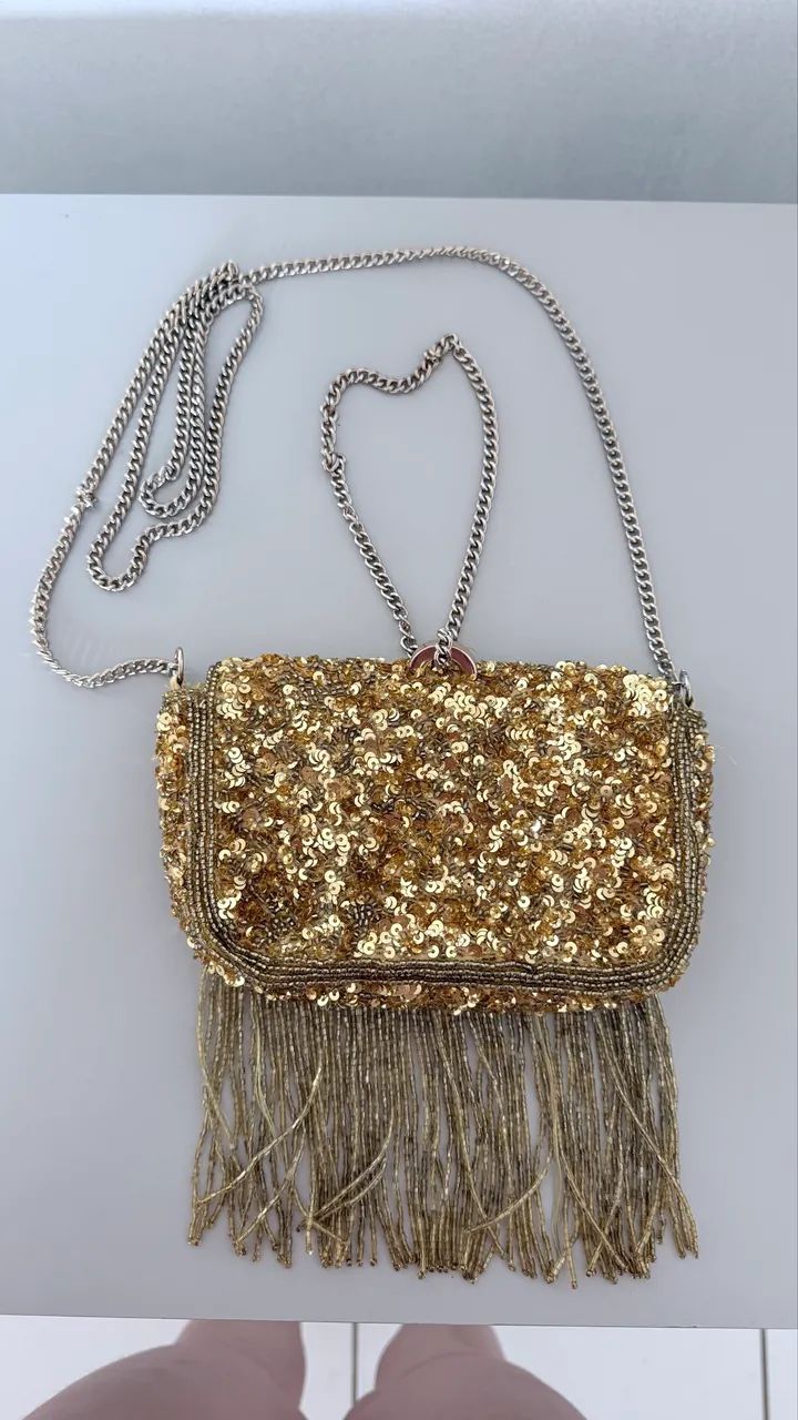 Bolsa Paetê Zara  - Foto 4