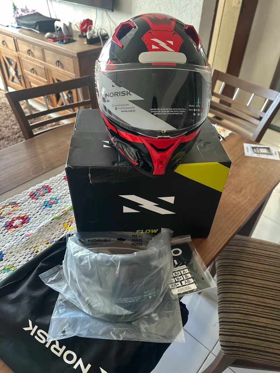 Capacete Norisk Flow Robot - Foto 4
