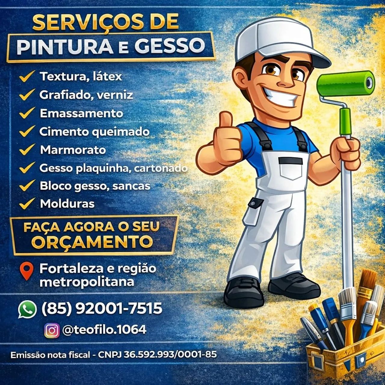 Pintor e gesseiro 