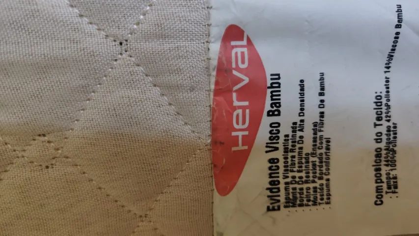 Cama Box King Size Herval Visco Bambu + Base Ortobom (Molas Ensacadas) - Foto 2
