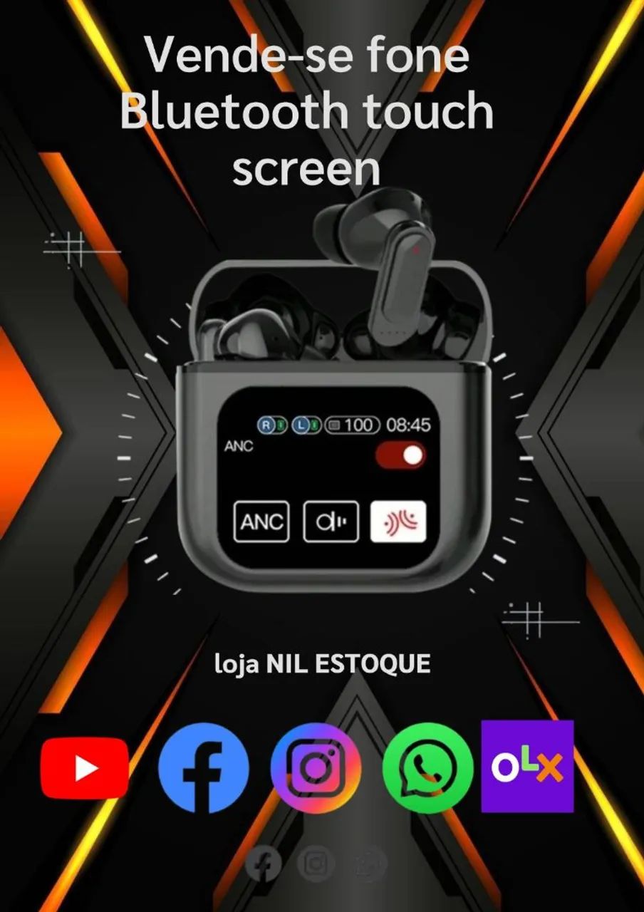 Fone Bluetooth touch screen 