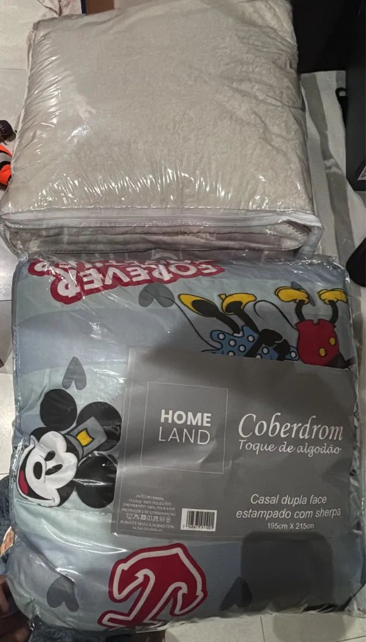 Edredom casal mickey 